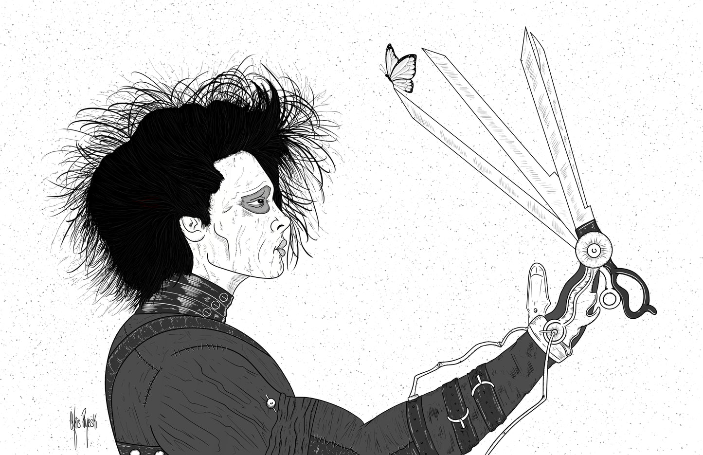 Edward Scissorhands 11x17 Print