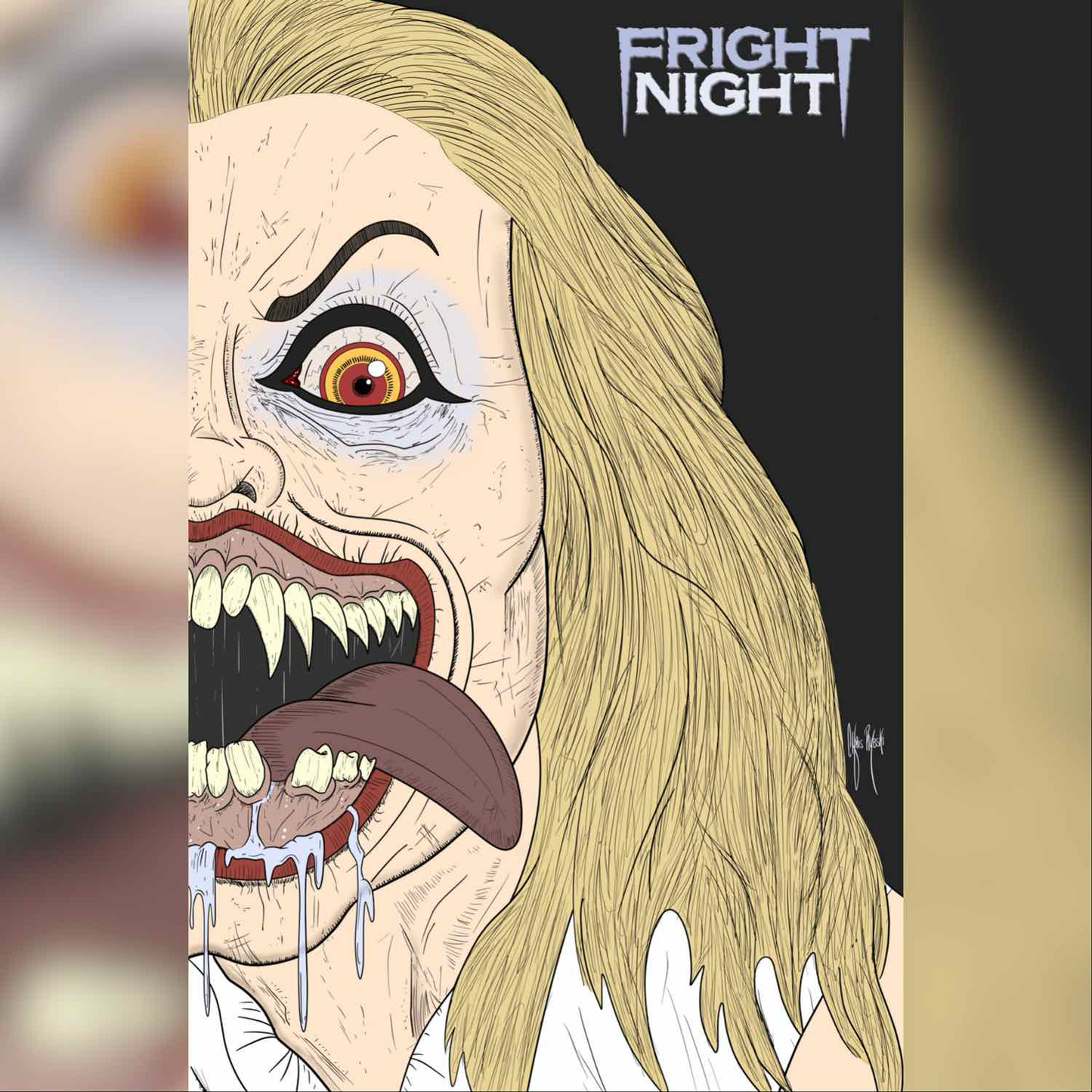 Fright Night 11x17 Print (Color)