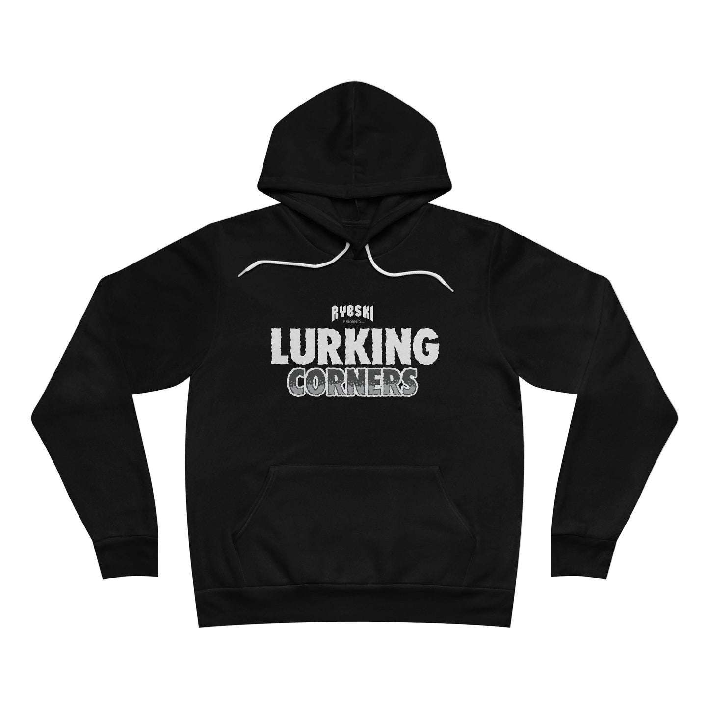 Lurking Corners Hoodie — Graphic Pullover with Character Panels