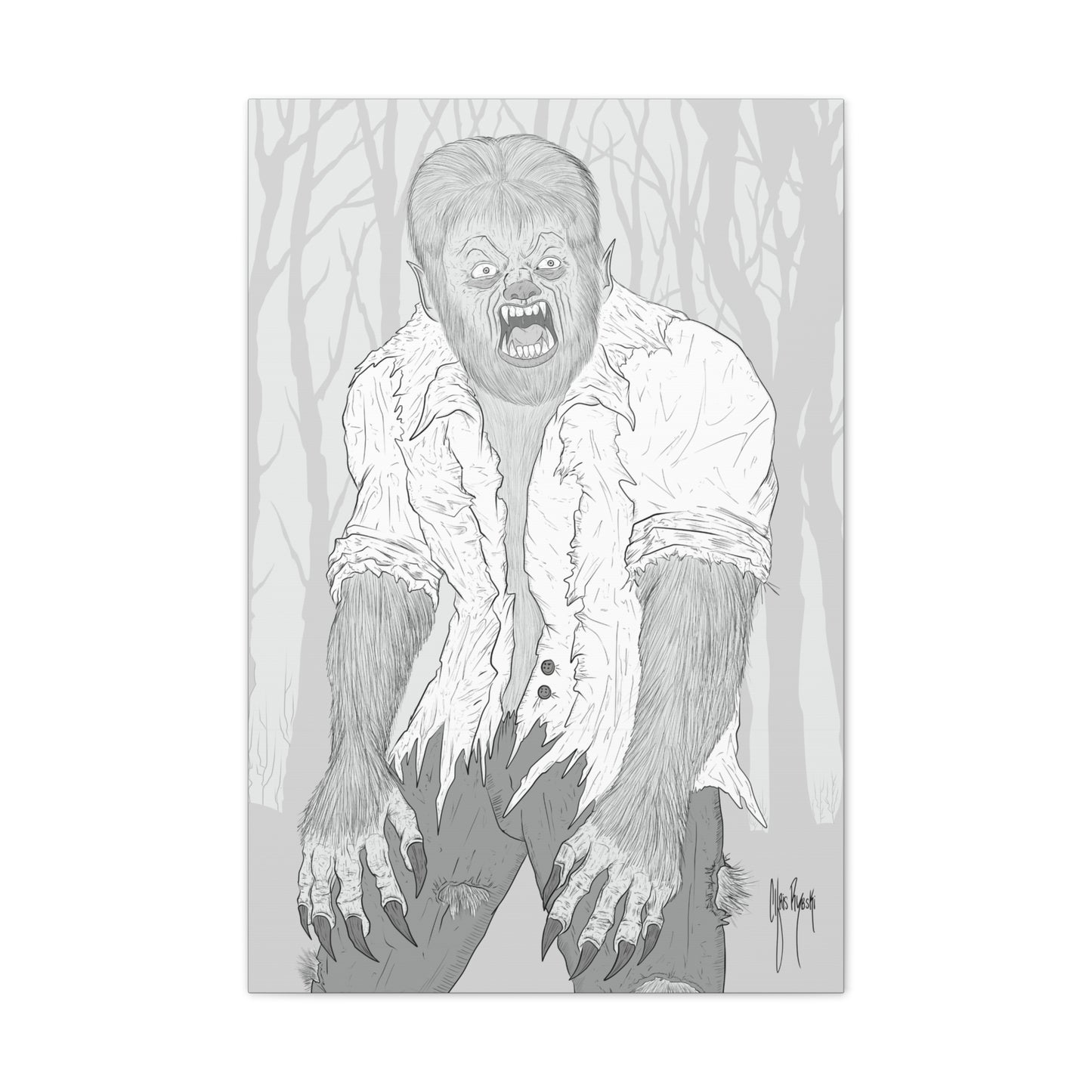 Canvas Print - The Wolf Man [24x36]