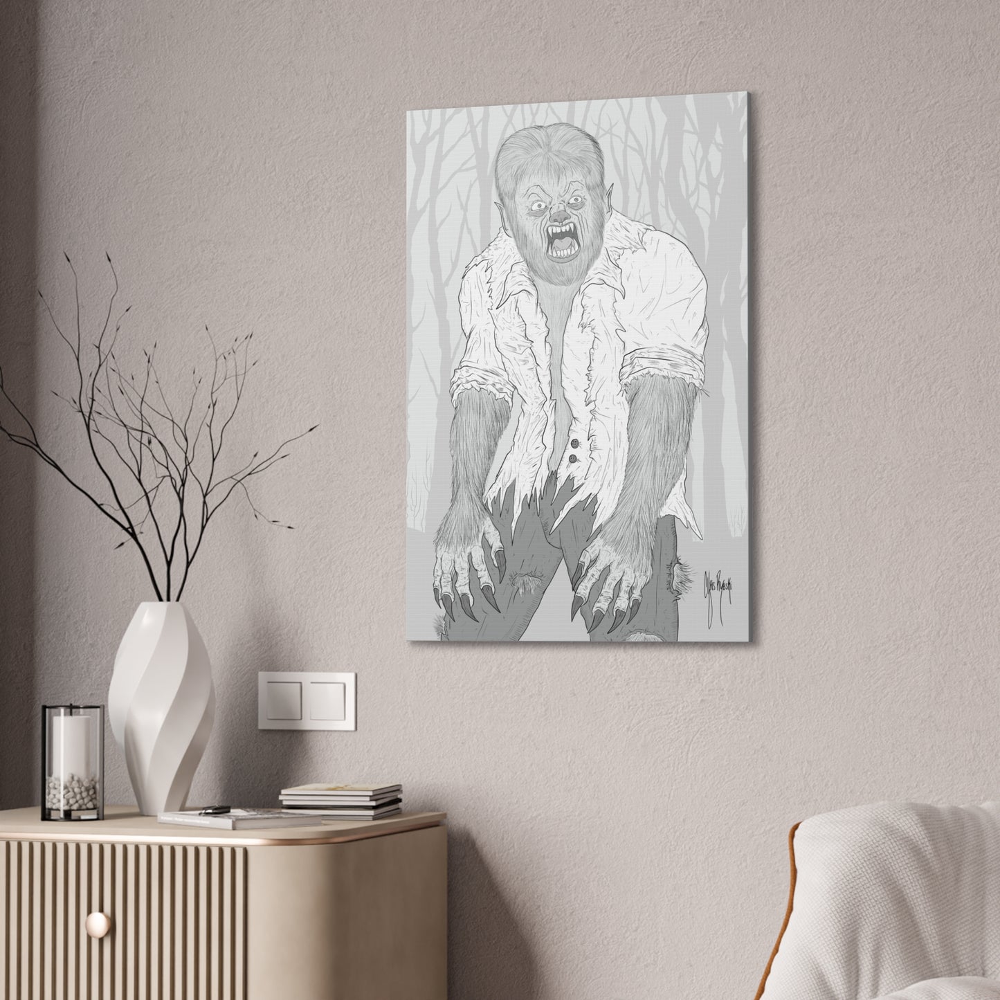 Canvas Print - The Wolf Man [24x36]