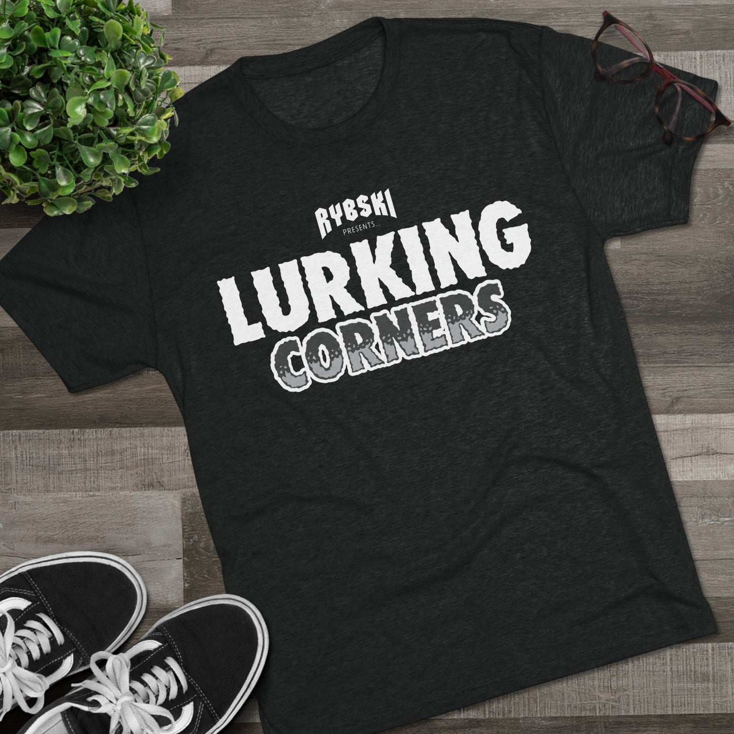Lurking Corners Logo Graphic Tee