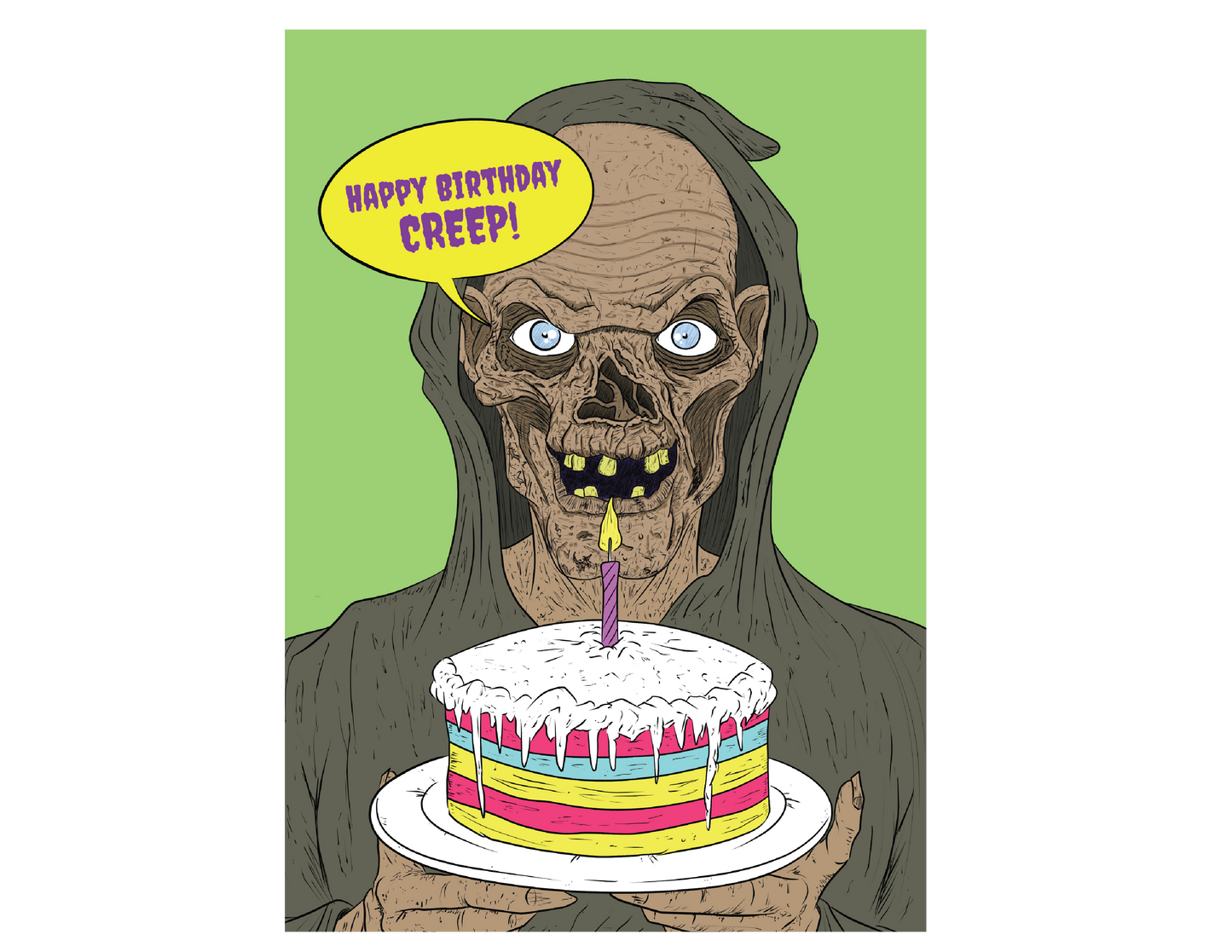 Crypt Birthday Card