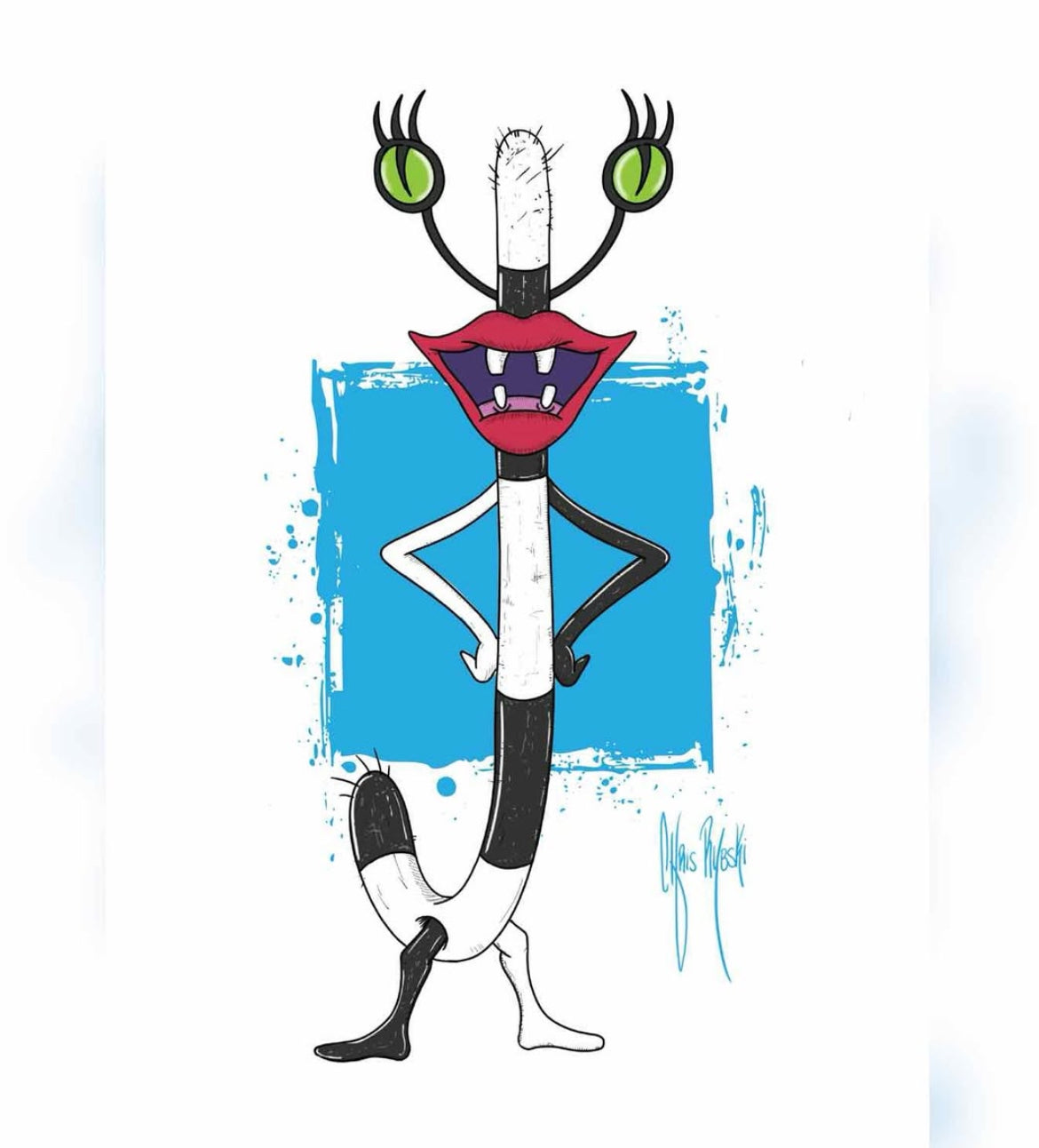 Oblina AHHH! Real Monsters 5x7 Print