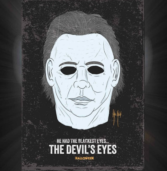 Micael Myers "Devil's Eyes" 11x17 Print