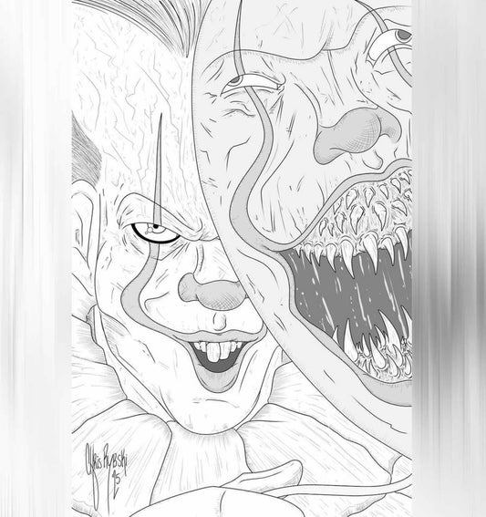 Pennywise 2027 11x17 Print [B&W]