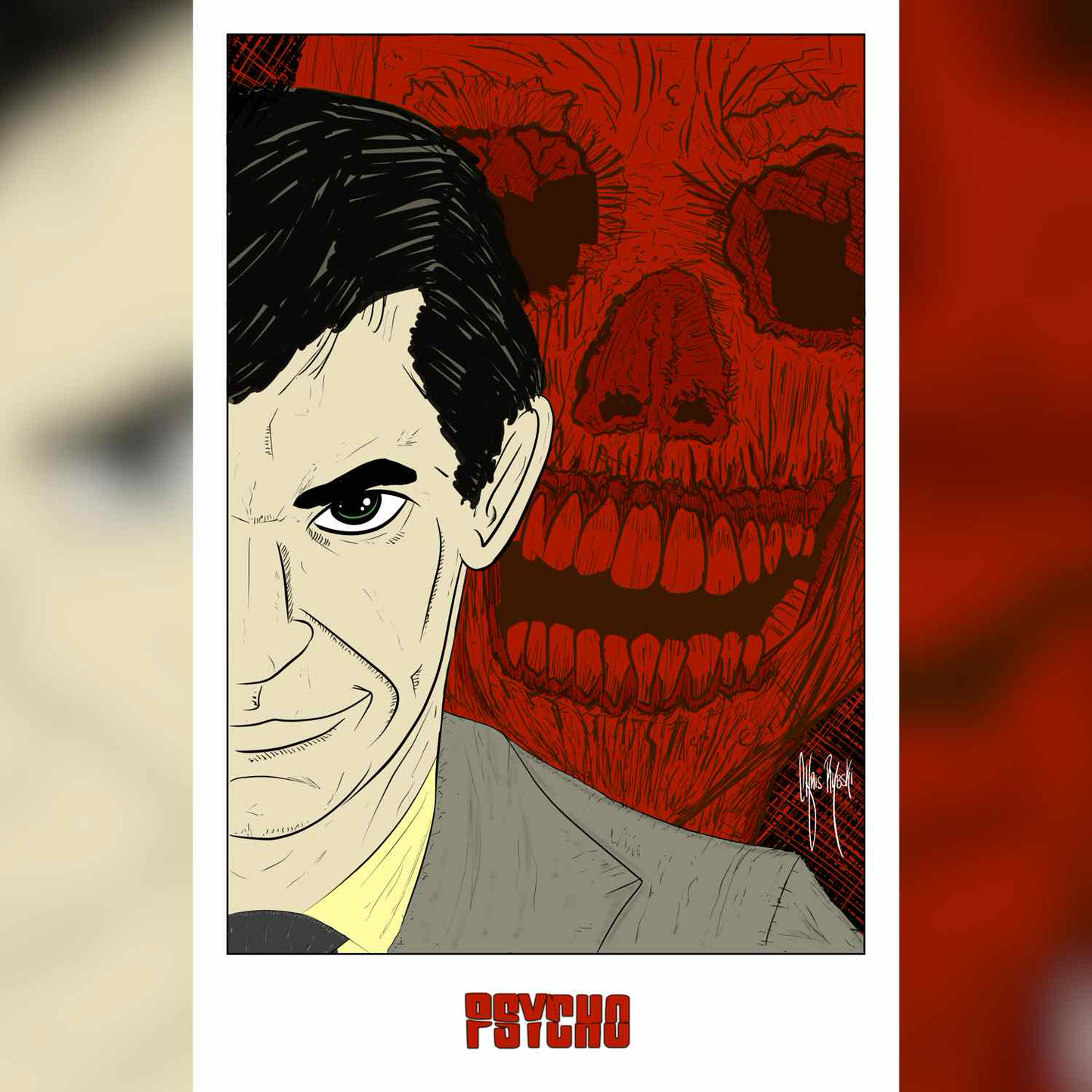 Norman Bates Print