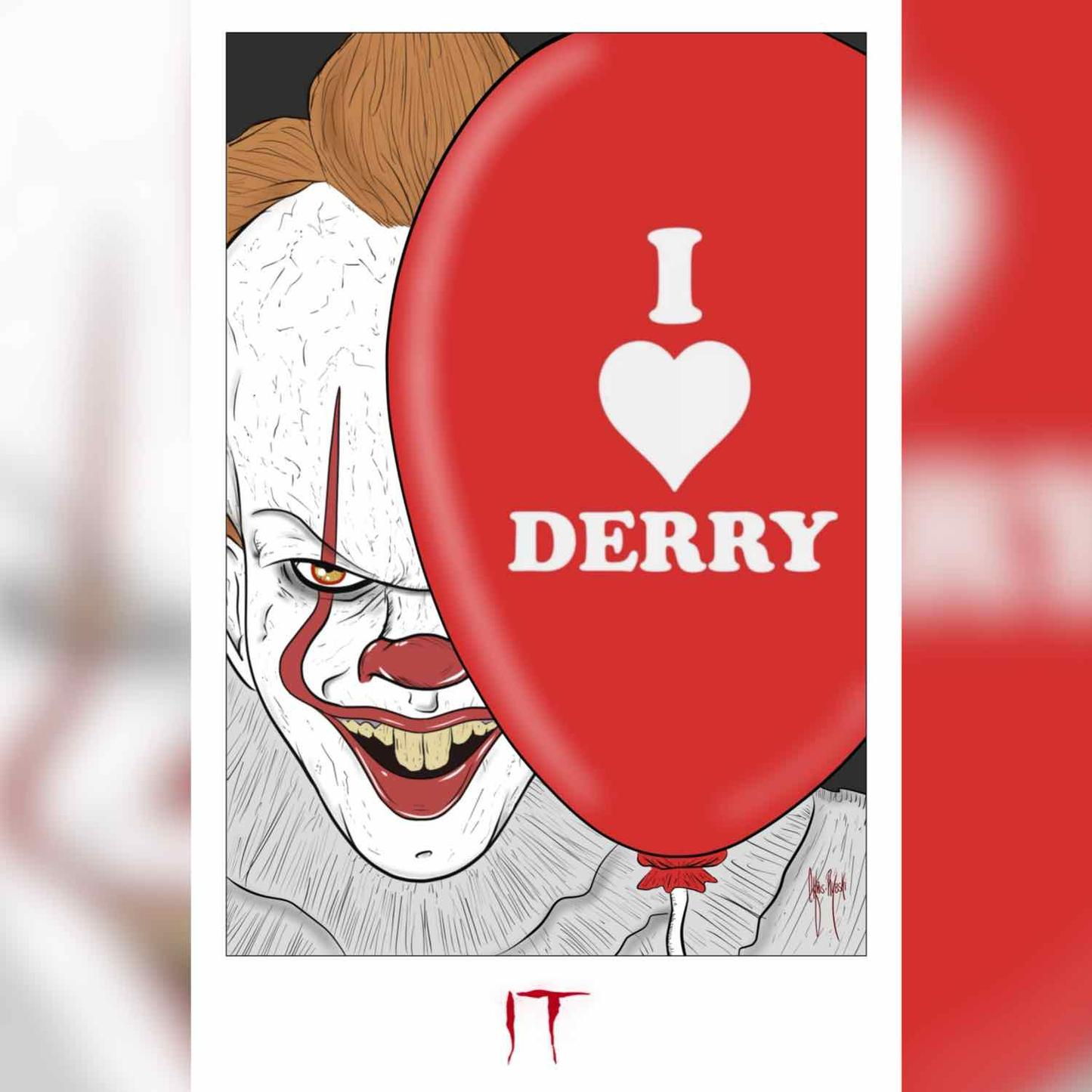 Pennywise 2017 Print