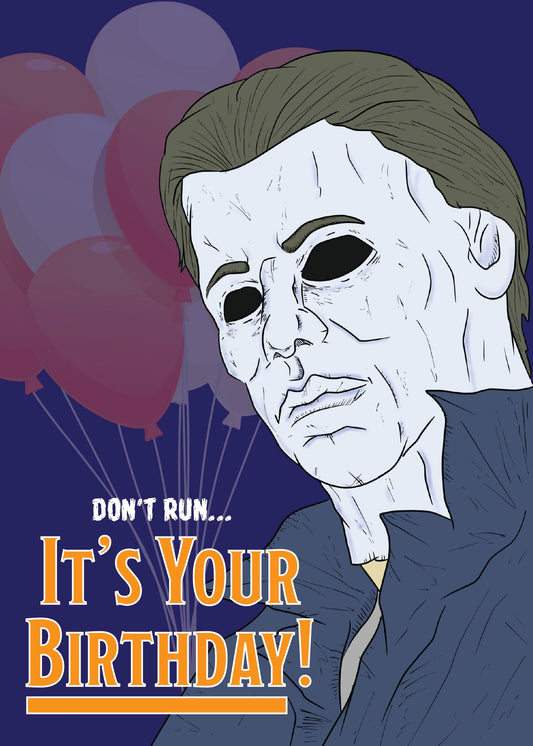 Michael Myers Birthday Card