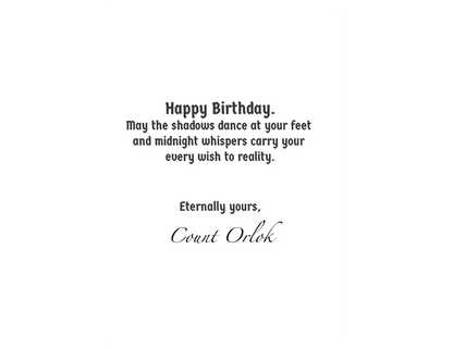 Nosferatu Birthday Card