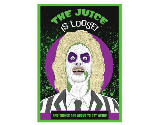Beetlejuice Card