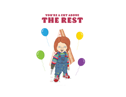Chucky Birthday Card