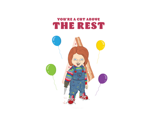 Chucky Birthday Card