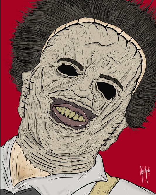 Leatherface 8x10 Print [Color]