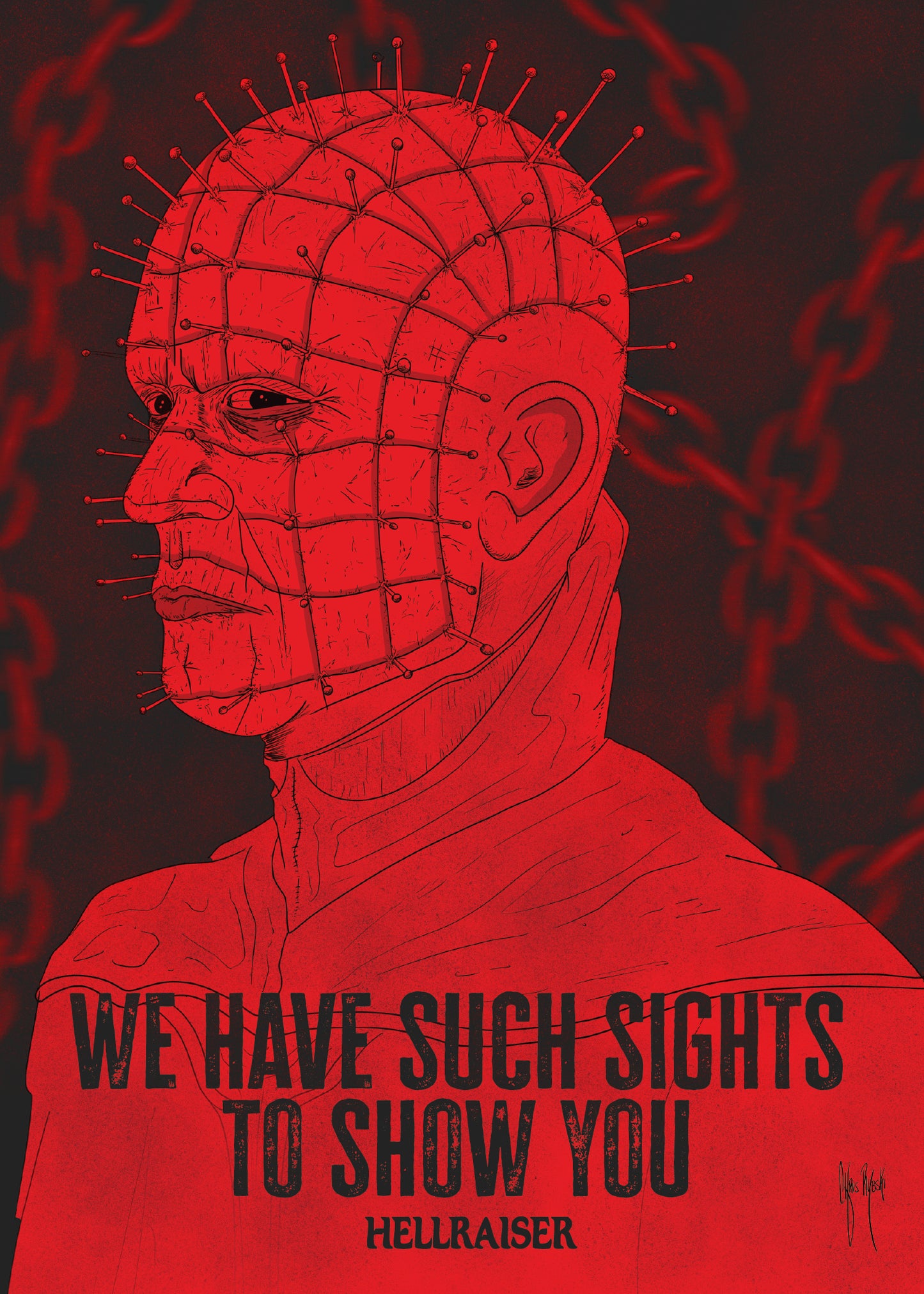 Pinhead 5x7 Print